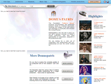 Tablet Screenshot of domuspatris.net